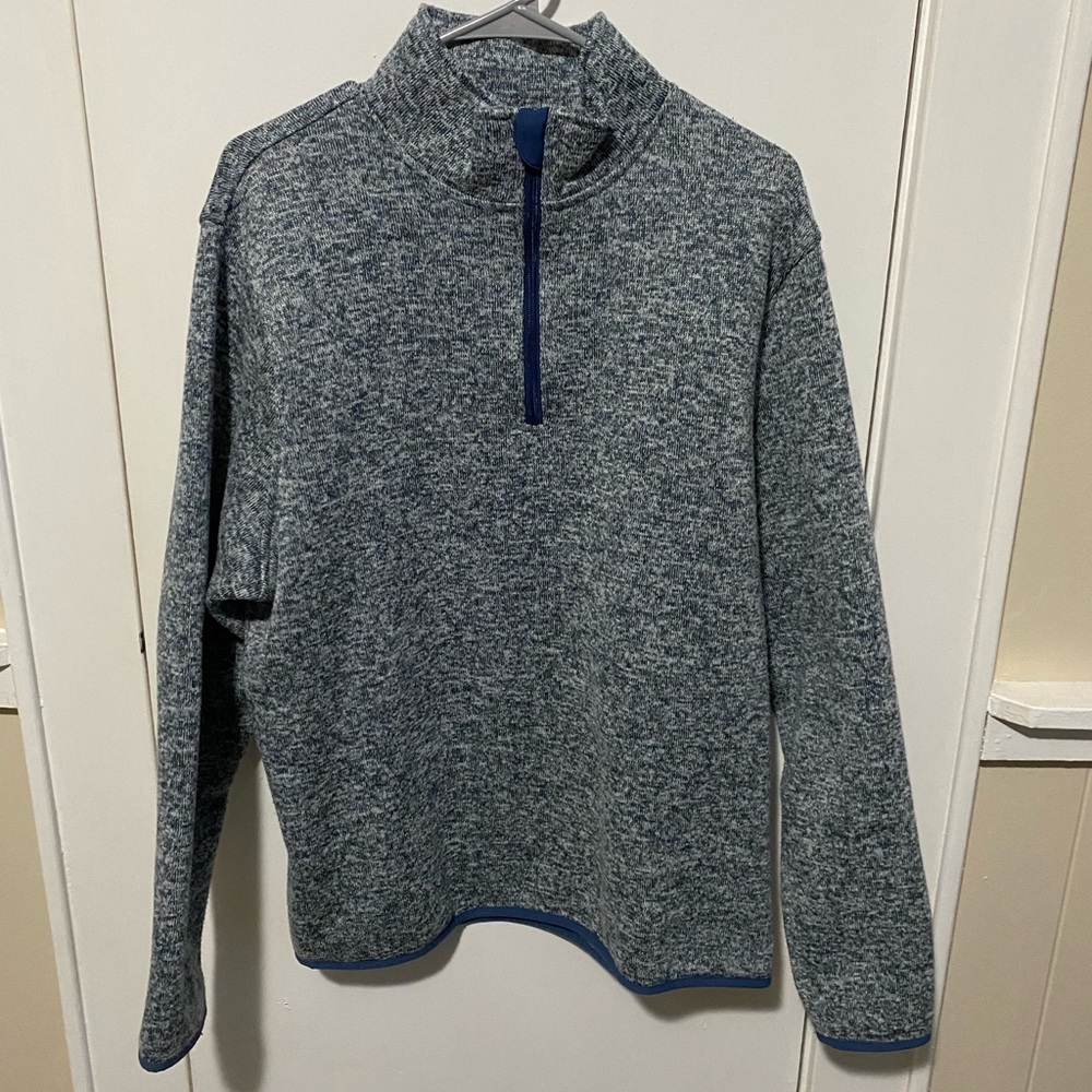 J.Crew fleece half-zip pullover